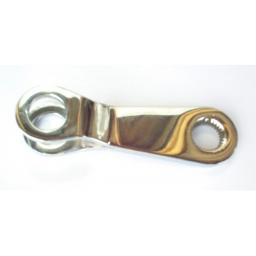 Páčka štítu brzdy 76mm,chrom