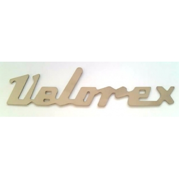 Logo Velorex,Nerez 0,8mm,Lesklý